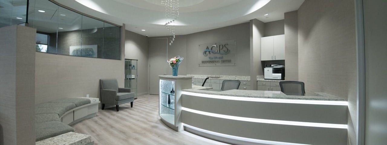 Modern, welcoming medical office reception area