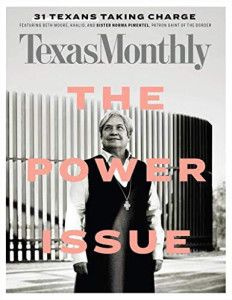 Texas Monthly cover featuring powerful Texas figures.